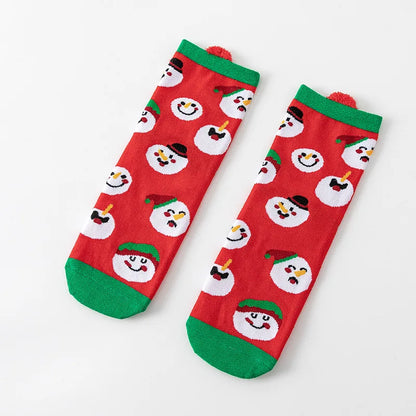 Cartoon Christmas Socks Ornaments Merry Christmas Decorations for Home Christmas Gifts Xmas Noel Navidad Happy New Year Supplies