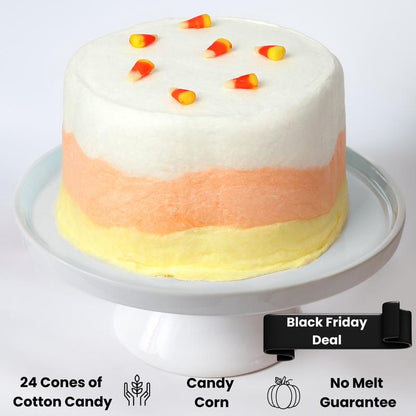 Cotton Candy Cake - 16Oz (Serves 12) - Christmas Gift - Allergy Safe - Gift Ready - Candy - Birthday Party - Gluten Free - Secret Santa Gifts - Exotic Snack - Gift Basket - Stocking Stuffers