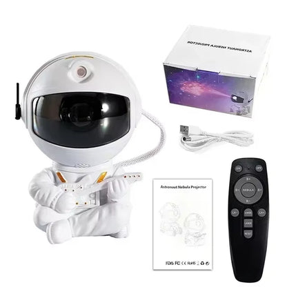 Star Projector Galaxy Night Light Astronaut Space Projector Starry Nebula Ceiling LED Lamp for Bedroom Home Decorative Kids Gift