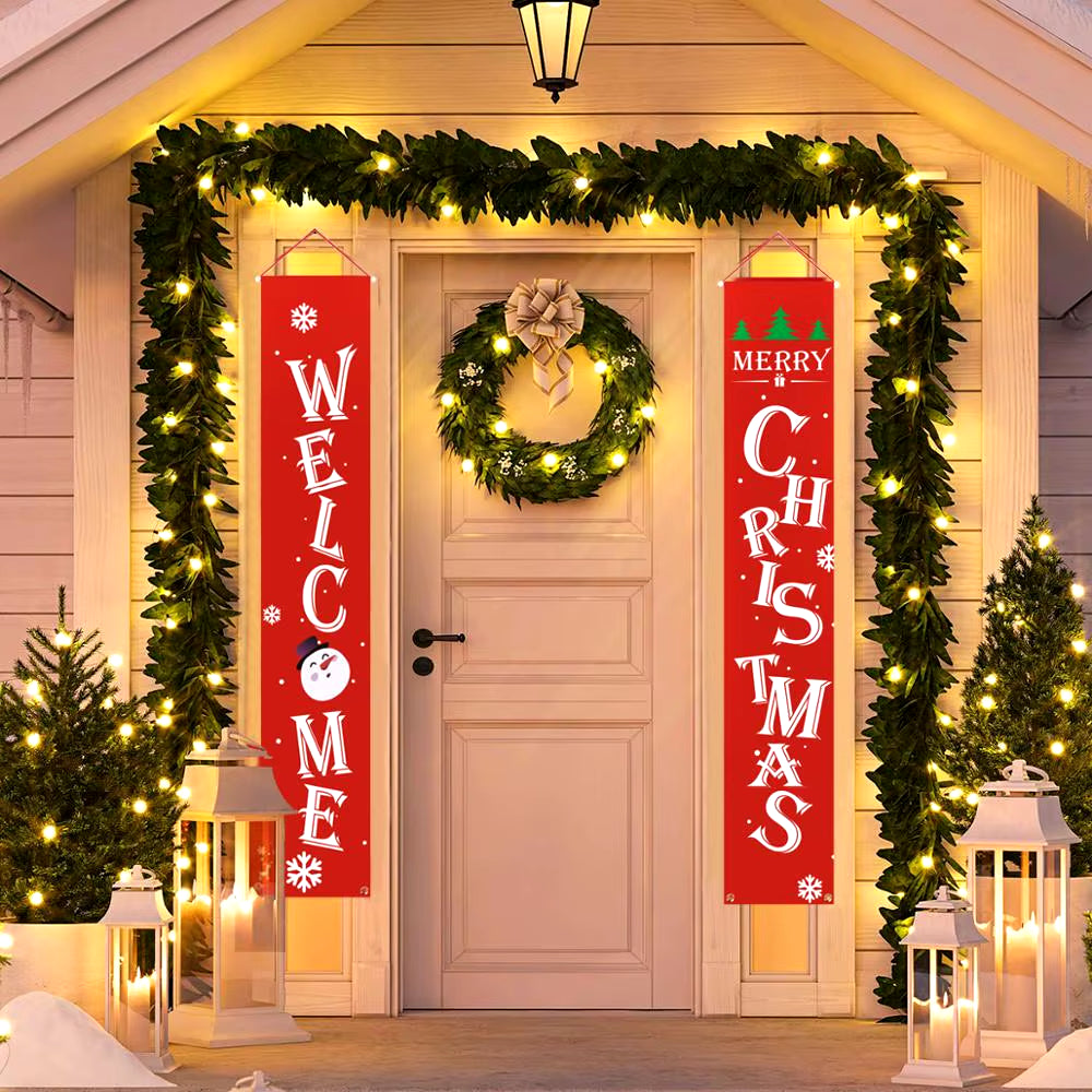 Christmas Ornaments Santa Claus Christmas Decor Bathroom Curtain Merry Christmas Decor for Home Christmas Gifts New Year 2019