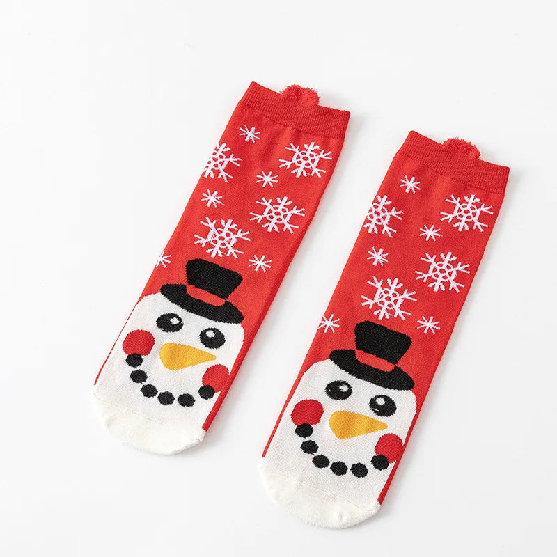 Cartoon Christmas Socks Ornaments Merry Christmas Decorations for Home Christmas Gifts Xmas Noel Navidad Happy New Year Supplies